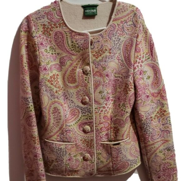 Geiger Collections Sweater Size 42 Womens Multi-co - Picture 5 of 6